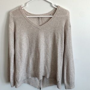 Tan long sleeve sweater!